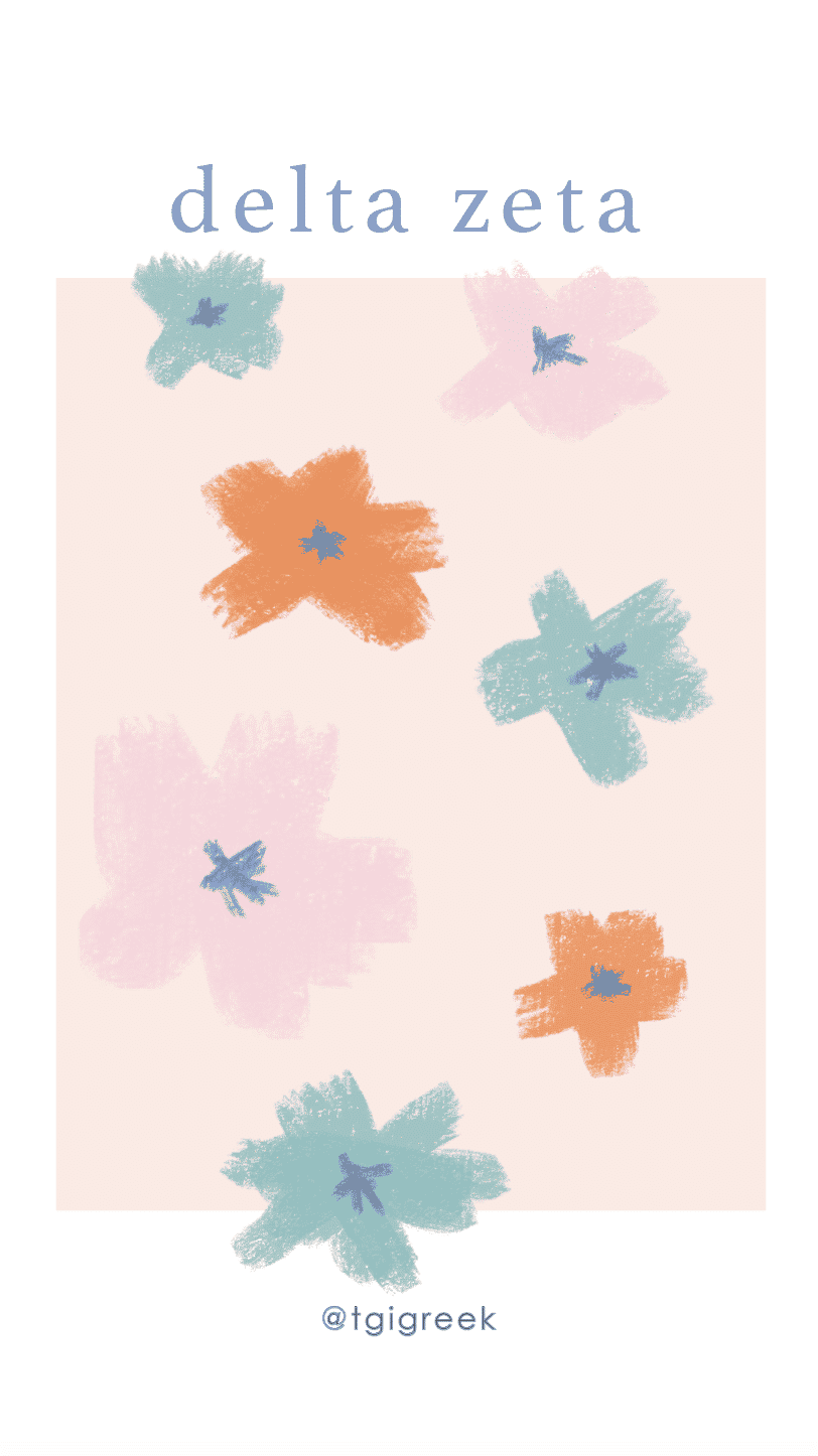 Delta Zeta – French Floral