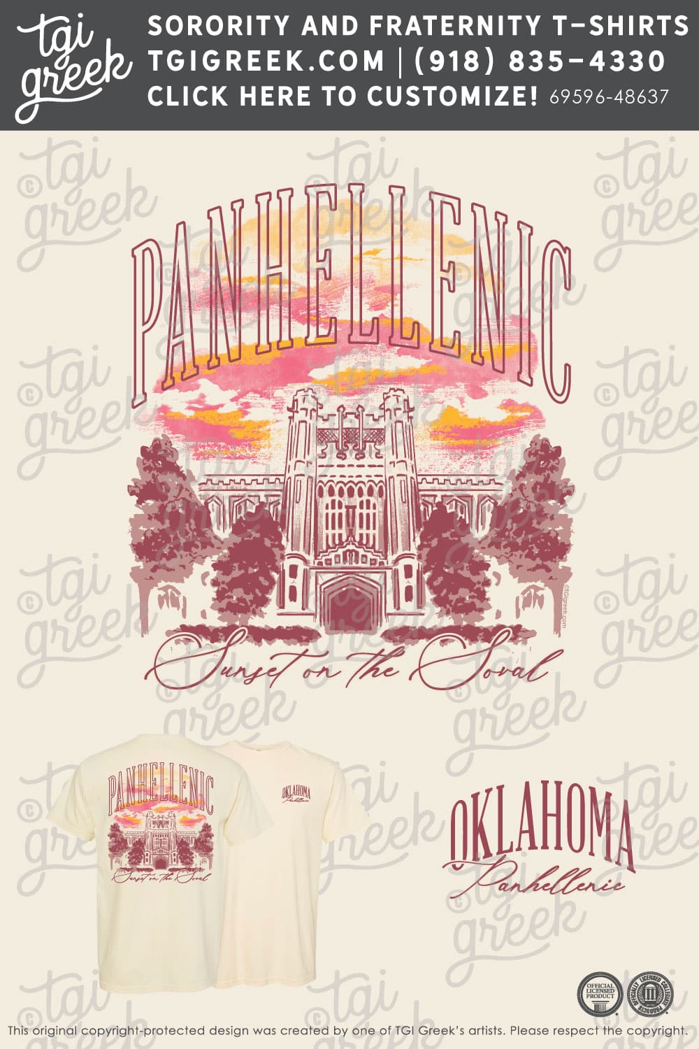 Panhellenic – OU Sunset On The SOVAL
