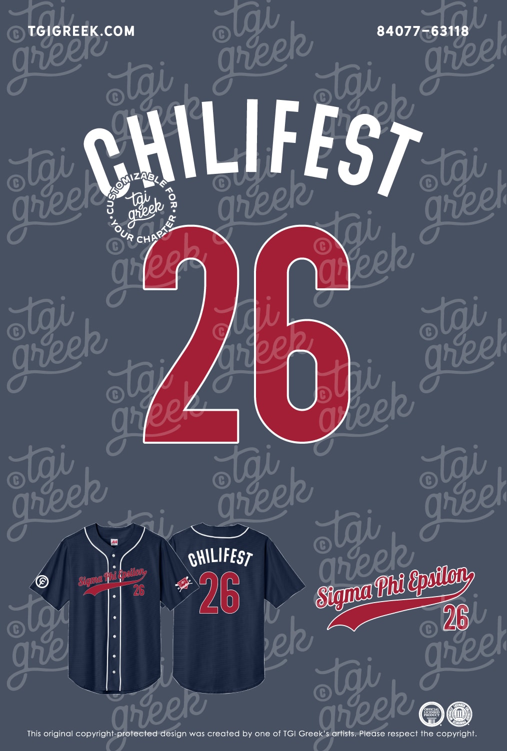Sigma Phi Epsilon – TAMU Chilifest Jersey