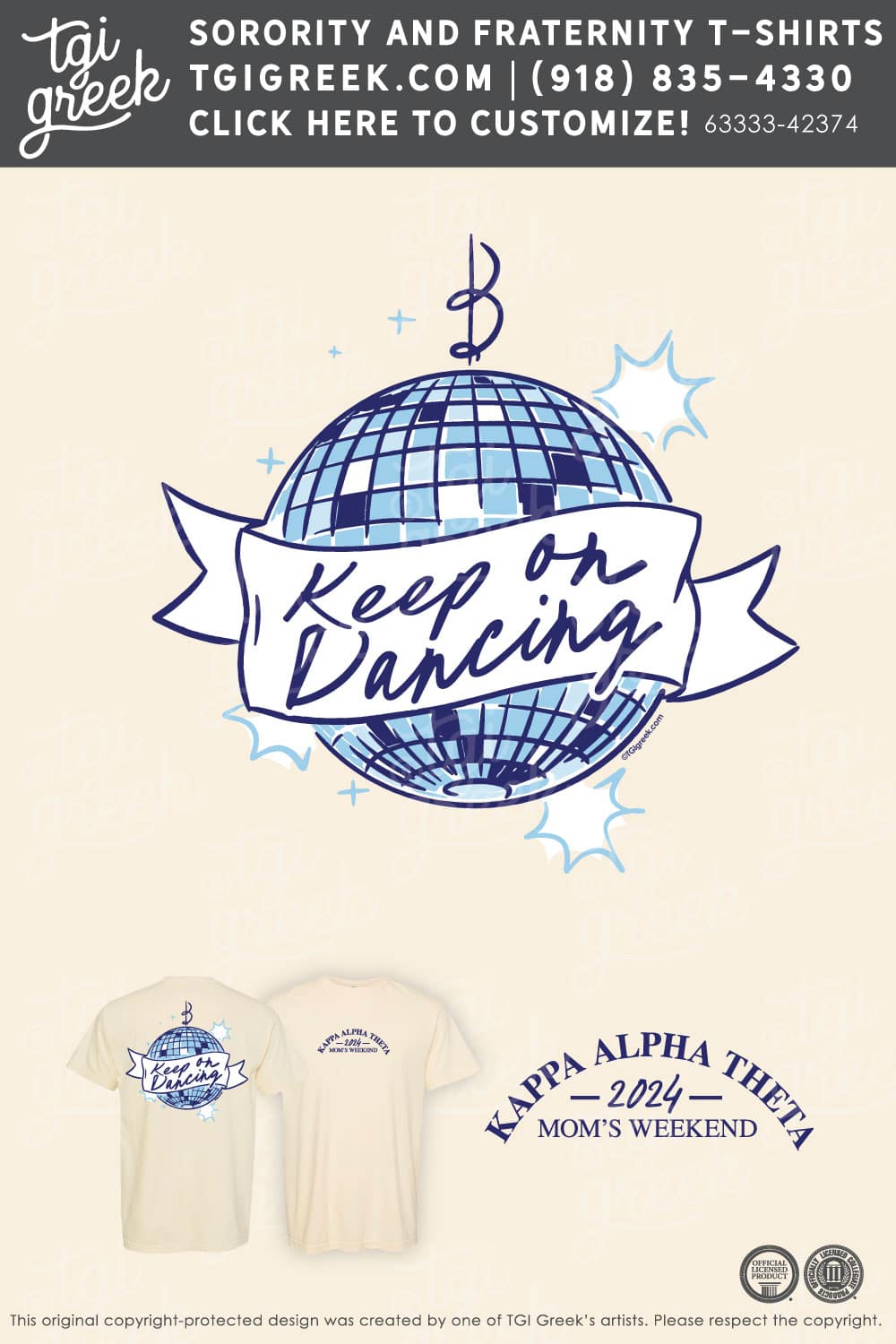 Kappa Alpha Theta – KSU Moms Weekend Shirt