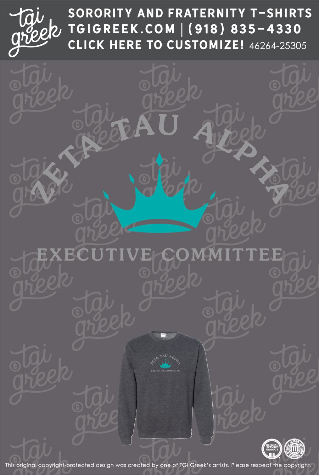 Zeta Tau Alpha – KENN Exec Crewnecks