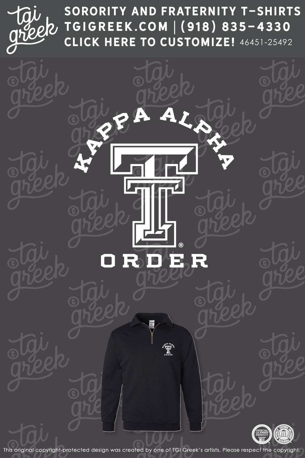 Kappa Alpha – TXTECH Quarter Zip