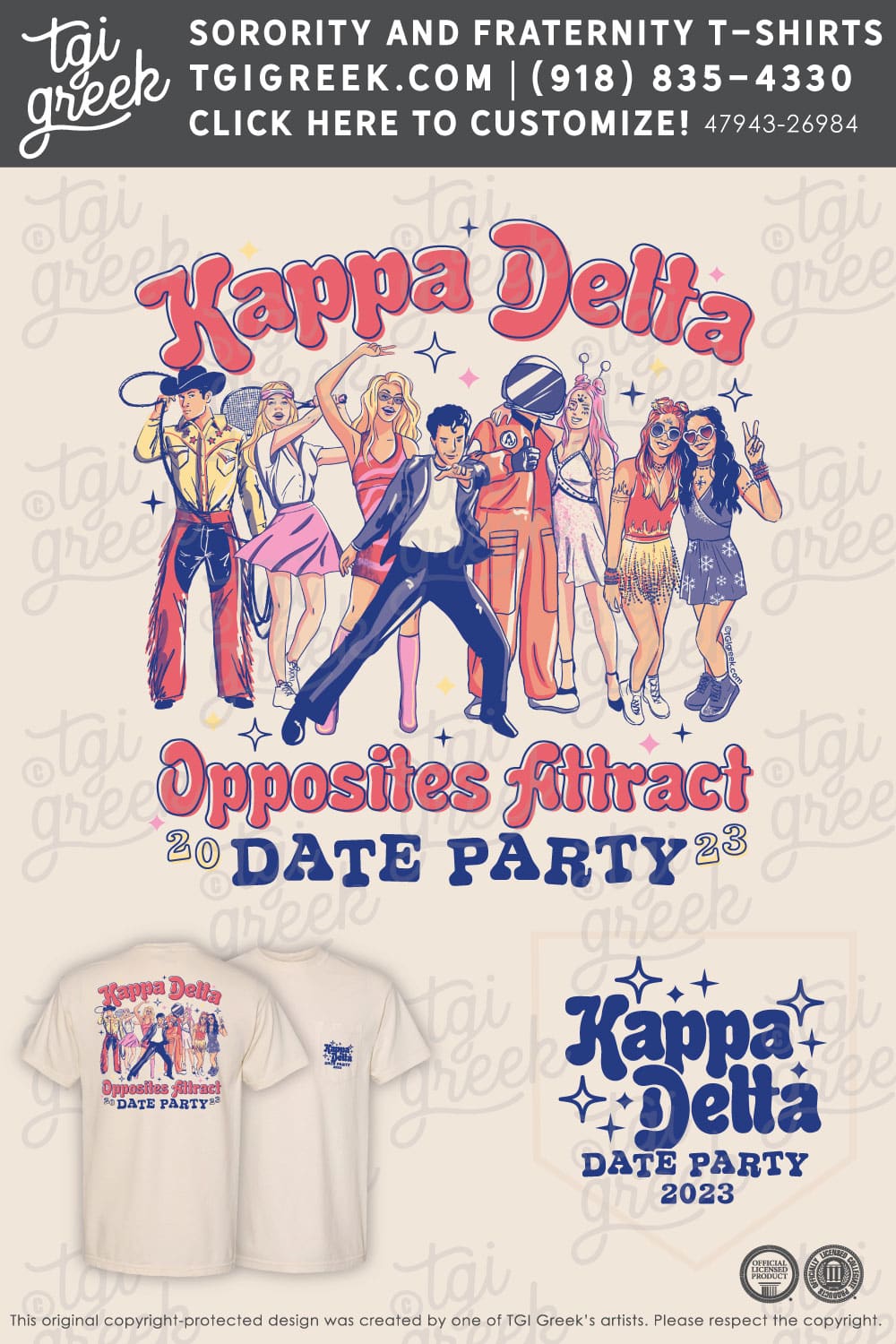 Kappa Delta – TROY Opposites Attract Date Party