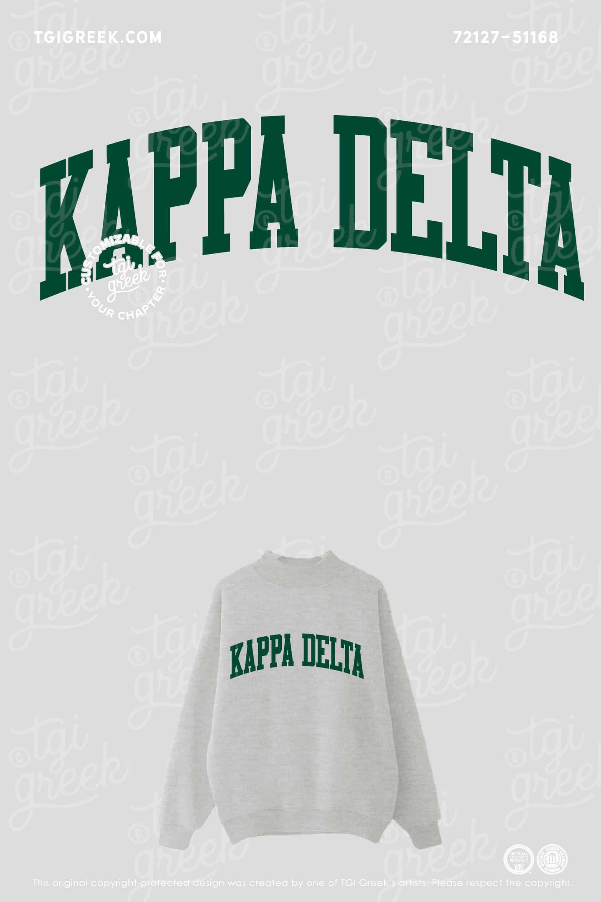 Kappa Delta – USCAR Mock Crewneck