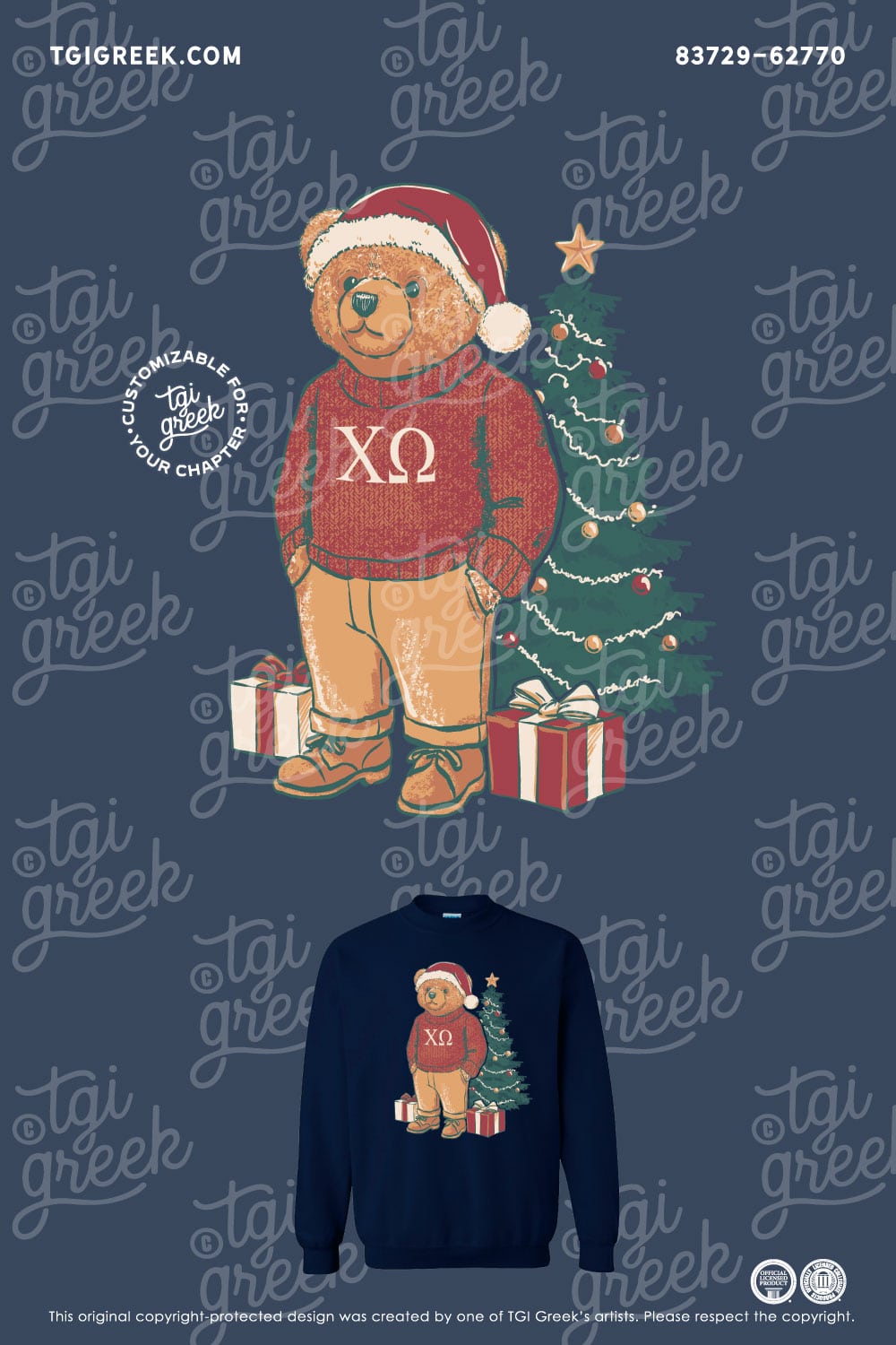 Chi Omega – GSU Christmas Crewneck