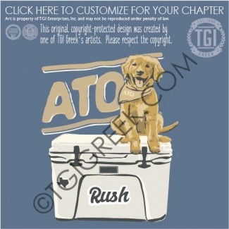 Alpha Tau Omega- Yeti Bandana Pup