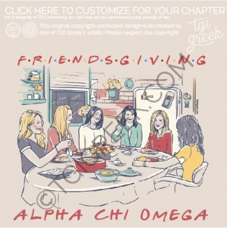 Alpha Chi Omega – Friendsgiving