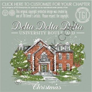 TGI-Delta Delta Delta SMU Christmas House