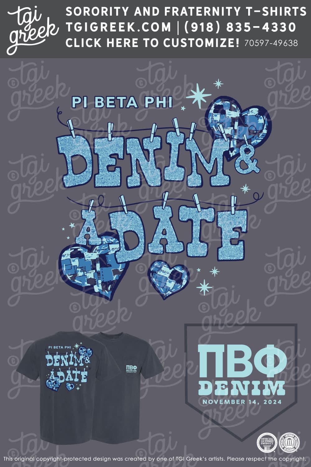 Pi Beta Phi – UNCCH Denim
