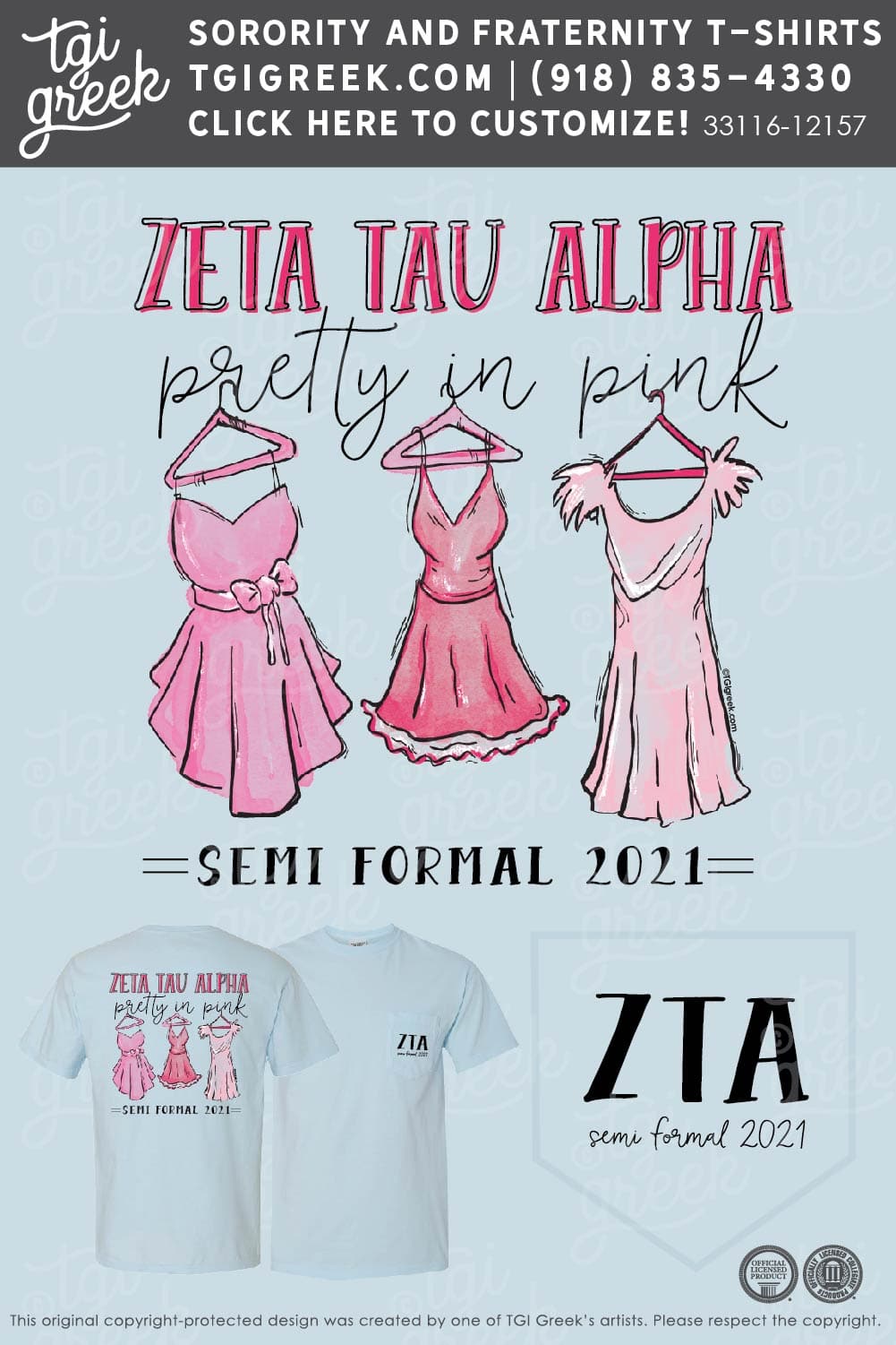 Zeta Tau Alpha – FMU Pretty in Pink Semi Formal