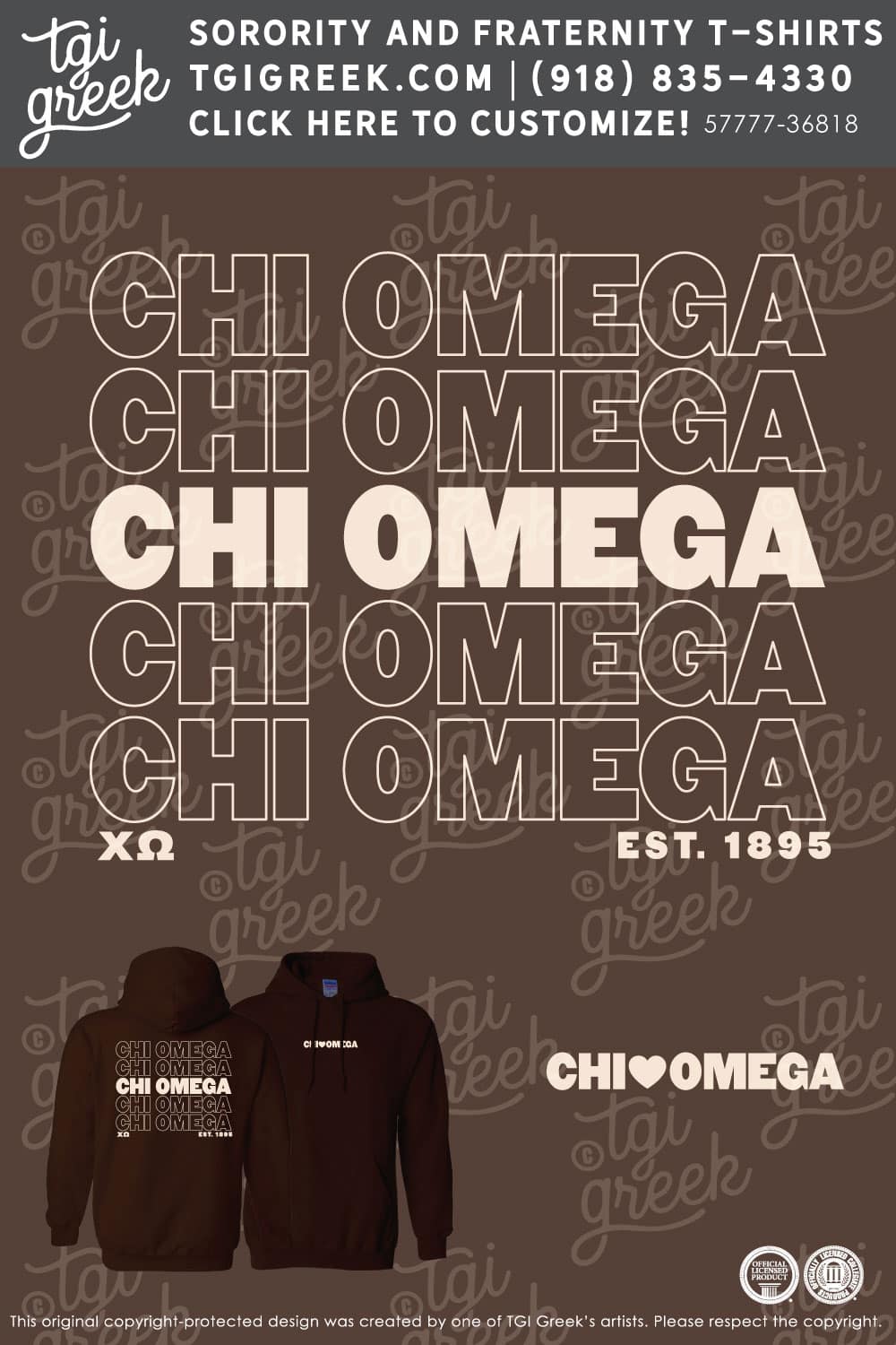 Chi Omega – FURM Hoodie