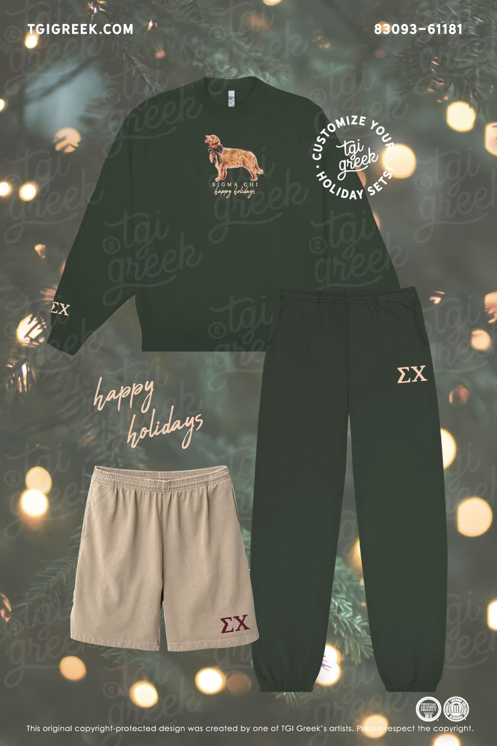 Sigma Chi – TGI Holiday Retriever Set