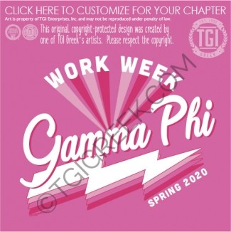 Gamma Phi Beta UTSA Work Week
