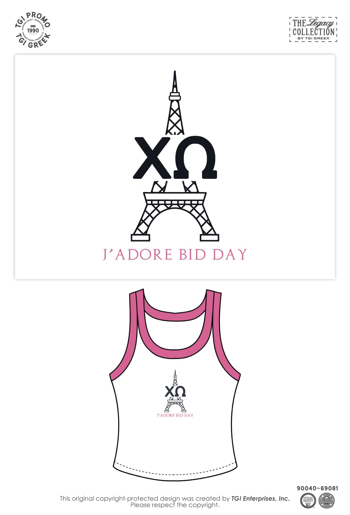 Chi Omega – TGI Greek Paris