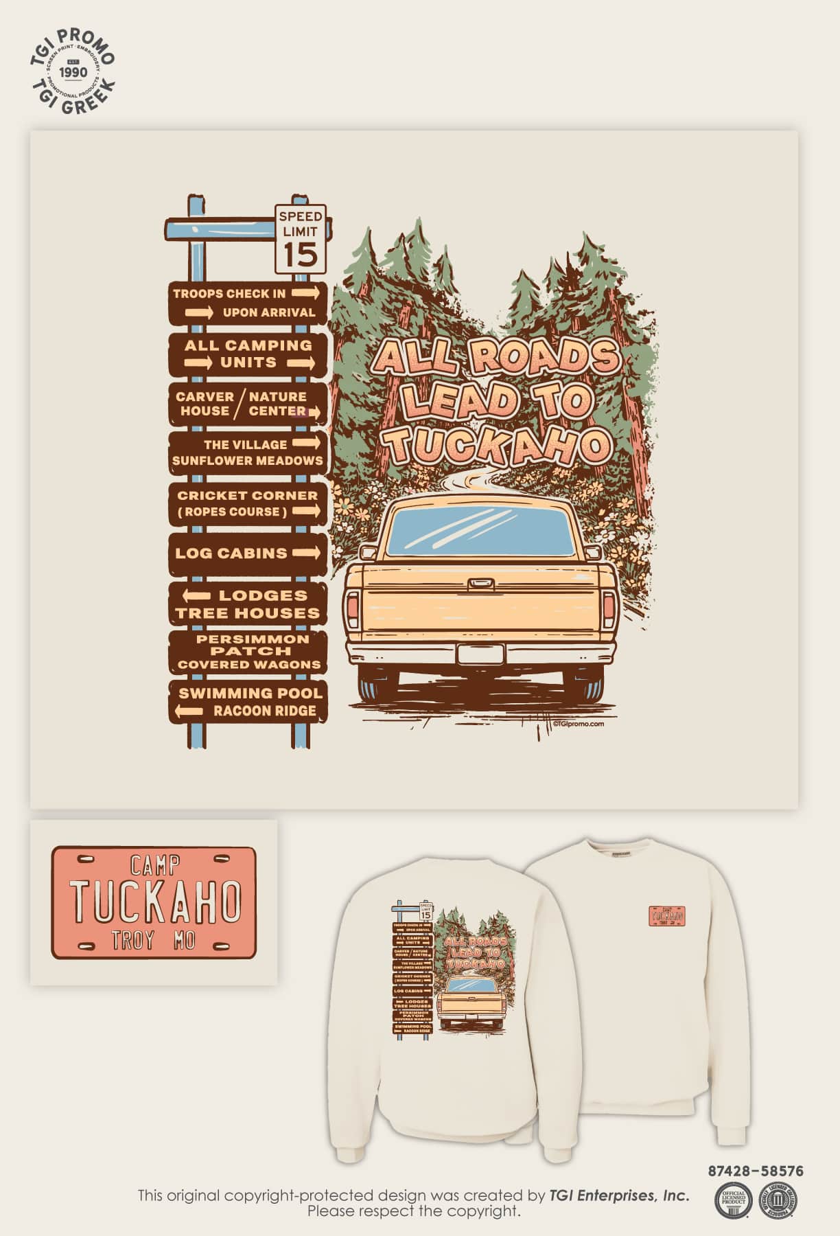 Camp Tuckaho – Staff Sweatshirt