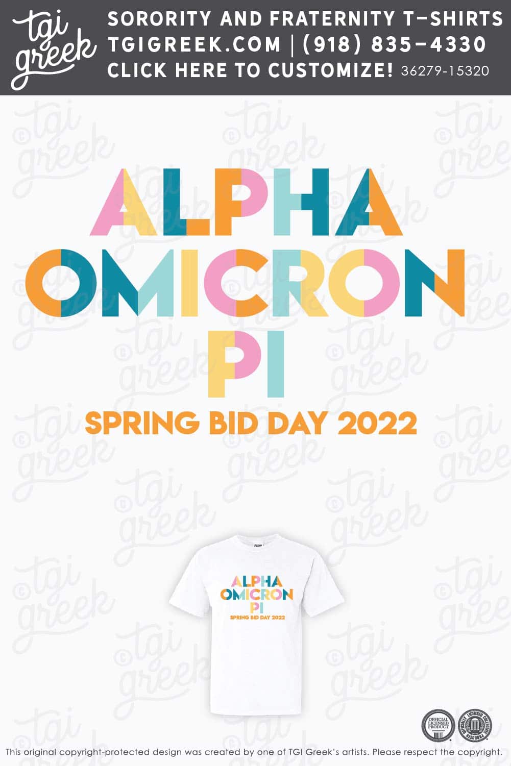 Alpha Omicron Pi – USAL Spring Bid Day
