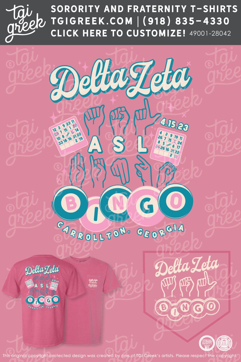 Delta Zeta – UWGA ASL Bingo