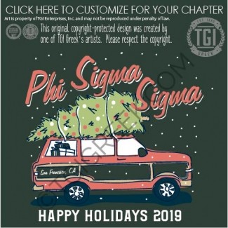 Phi Sigma Sigma SANSU Christmas Shirt