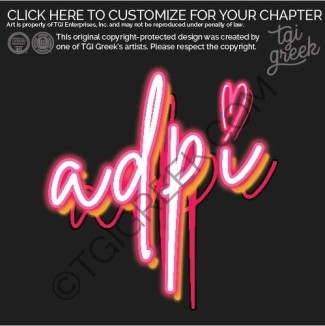 TGI – Alpha Delta Pi Neon