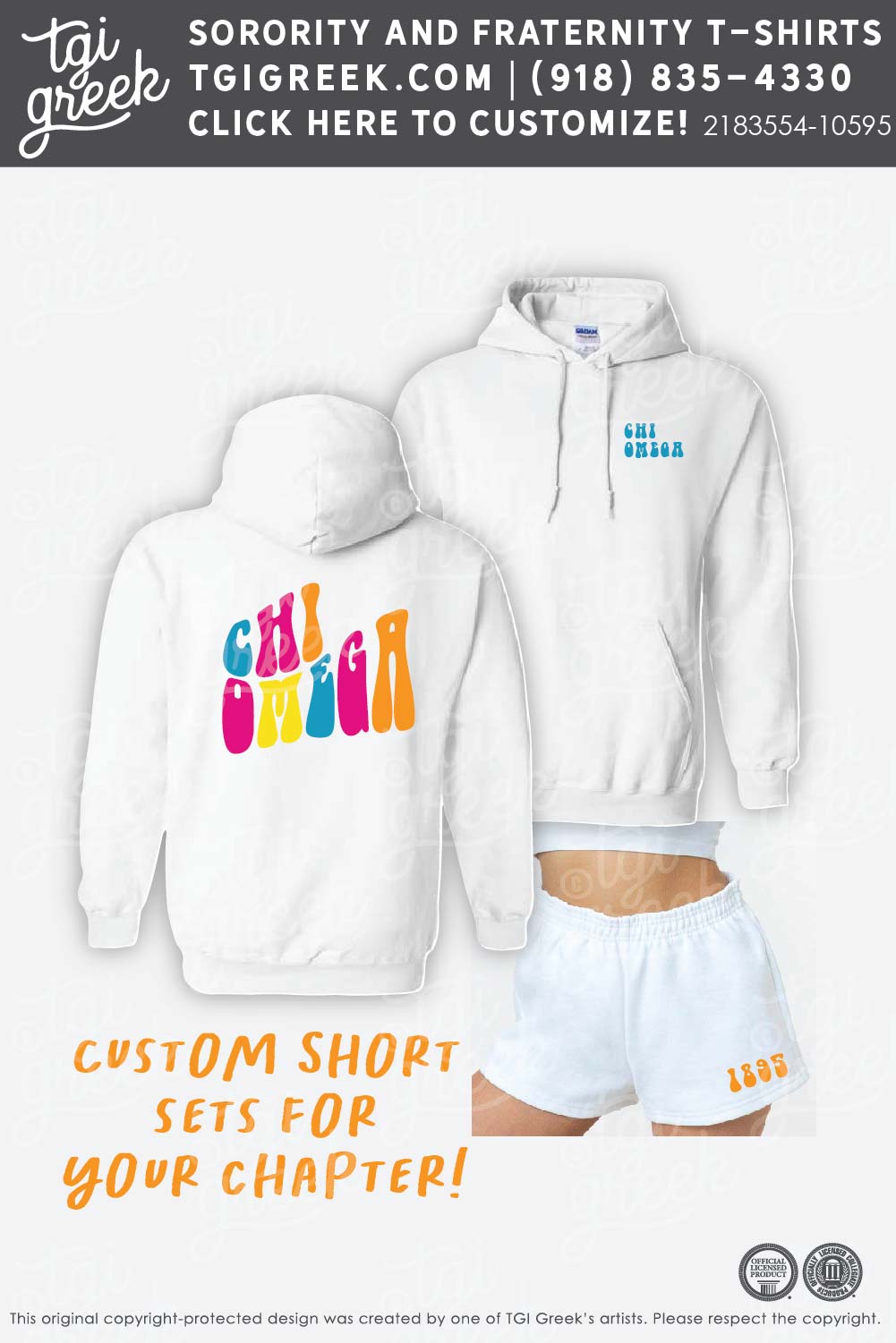 TGI – Chi Omega Short Set Live Sale