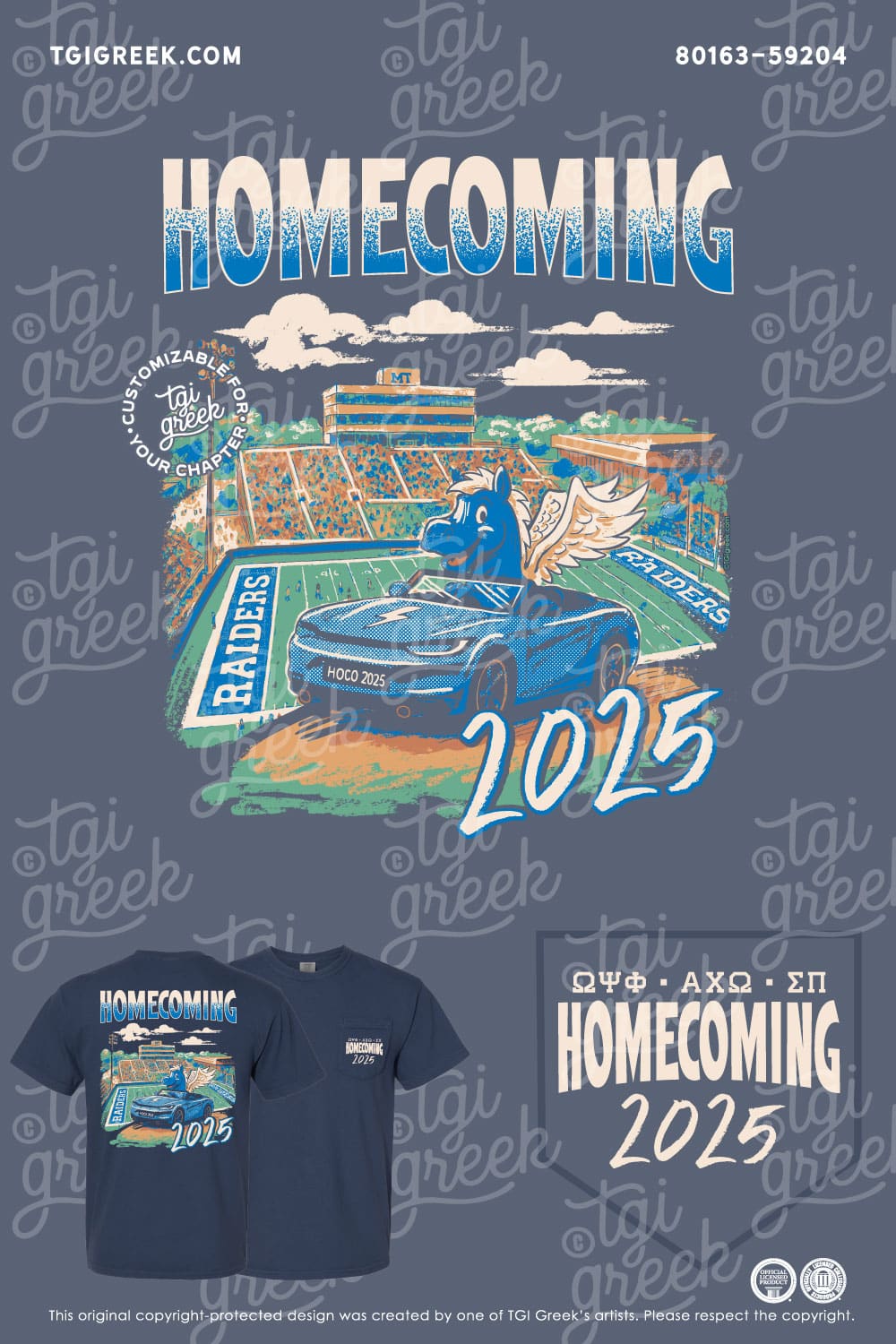 Sigma Pi – MTSU Homecoming Tshirt