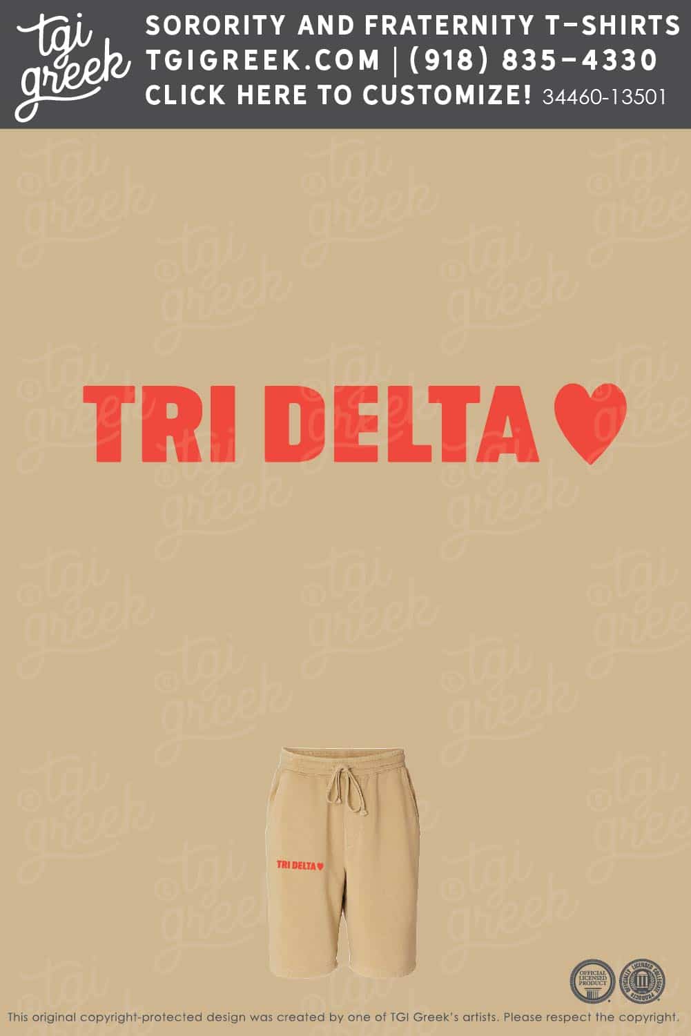 Delta Delta Delta – OU Winter PR Shorts