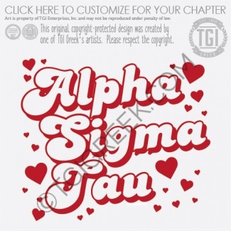 Alpha Sigma Tau RU Rush Tshirts 191020150