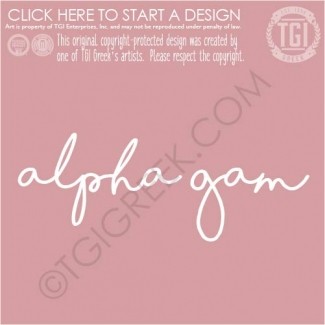Alpha Gamma Delta- OU Round 1