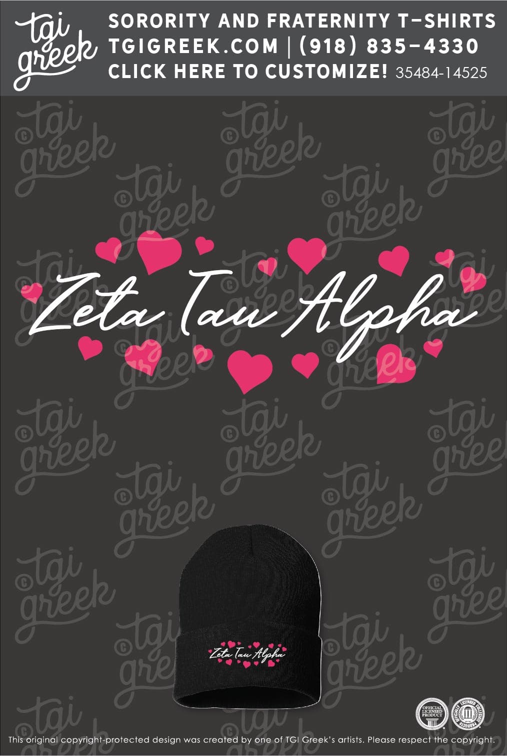 Zeta Tau Alpha – OSU PR Beanie