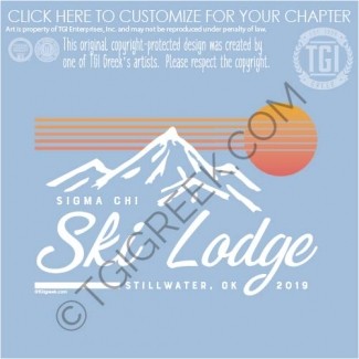 Sigma Chi -OSU Ski Lodge Sweatshirt