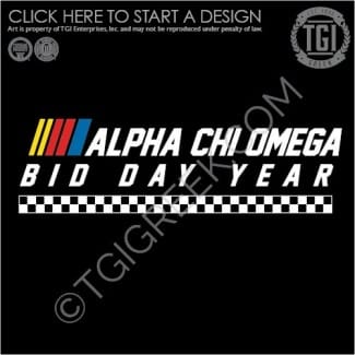 TGI-Alpha Chi Omega Nascar Bid Day