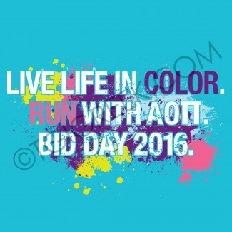 Alpha Omicron Pi-OU Bid Day