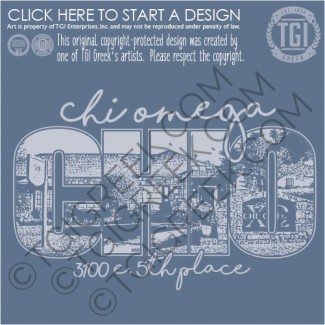 Chi Omega-TU House PR Sweatshirts