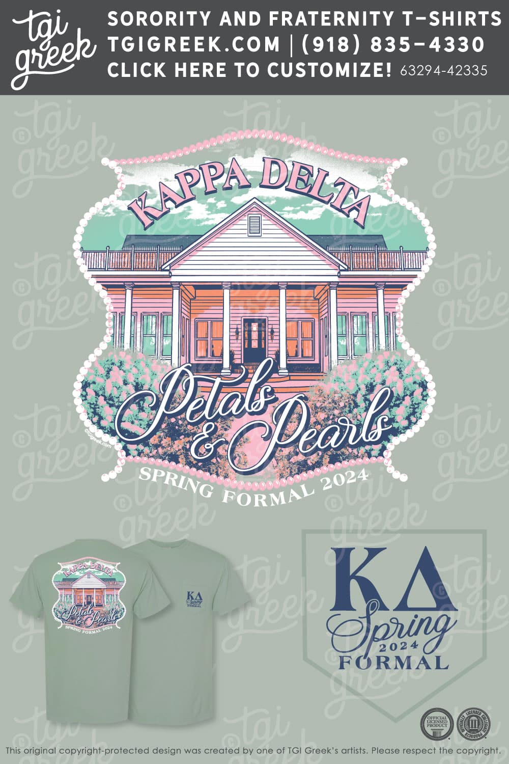 Kappa Delta – TROY Formal – Green