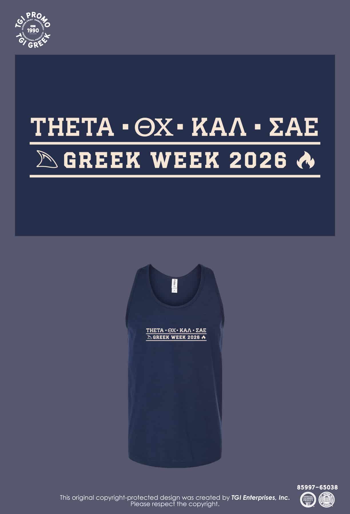 Kappa Alpha Theta – MIZZ Greek Week Tanks