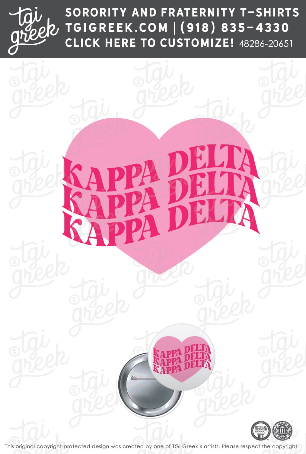 Kappa Delta – NCSU Buttons