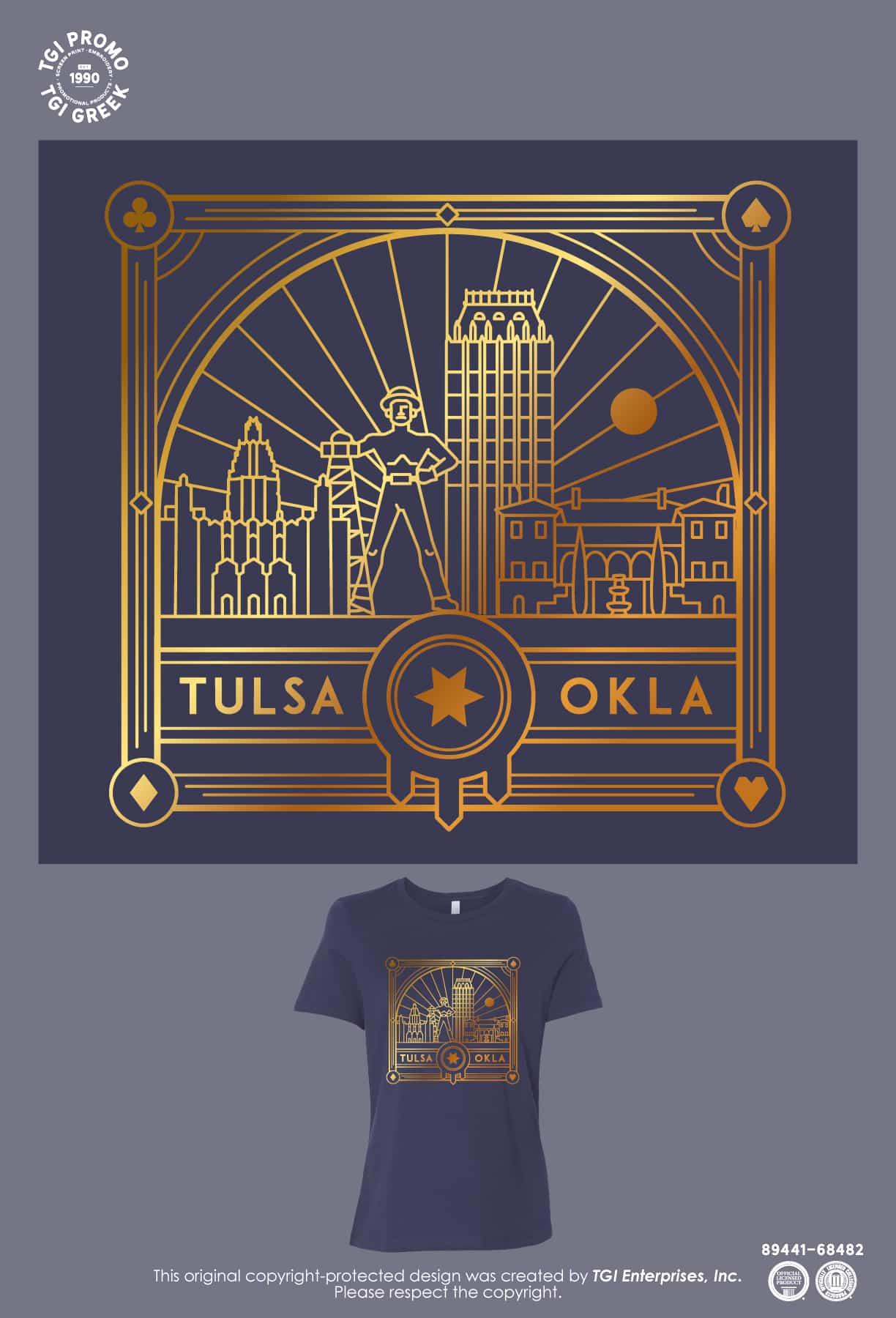 TGI Promo – Tulsa Art Deco Shirt