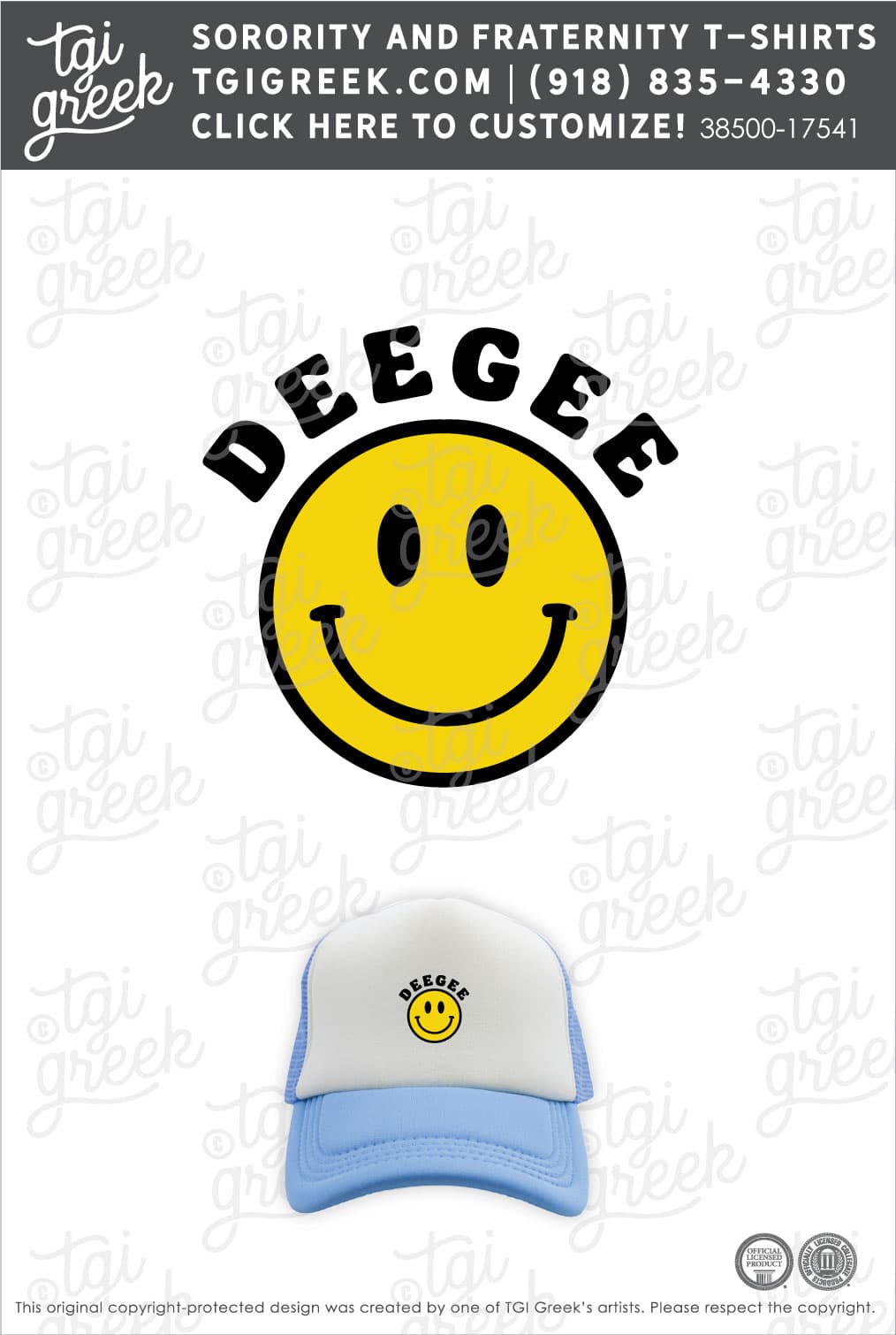 Francesca’s – Delta Gamma Smile Hat