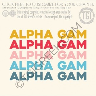 Alpha Gamma Delta – TSU Summer Shirt