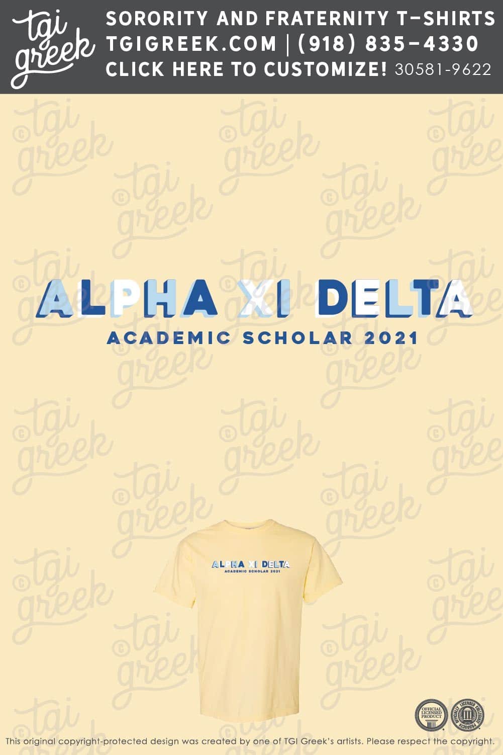 Alpha Xi Delta – Academic Shirts