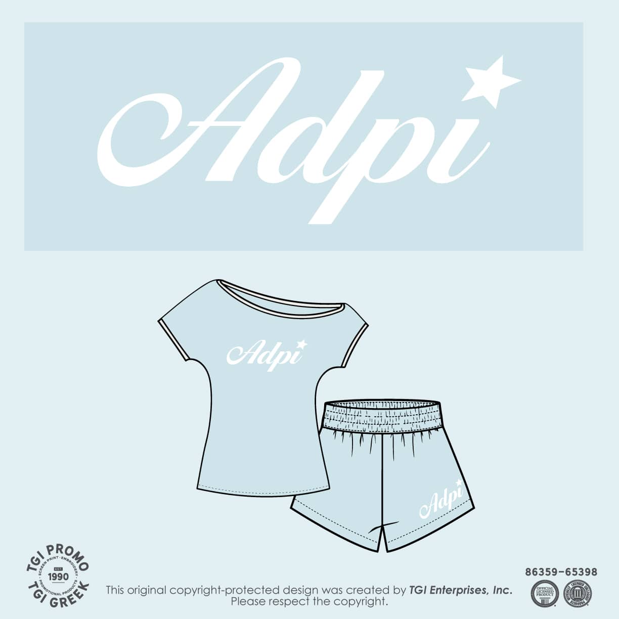 Alpha Delta Pi – UDE Short Set