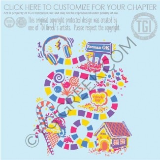 Alpha Chi Omega-OU candy Land