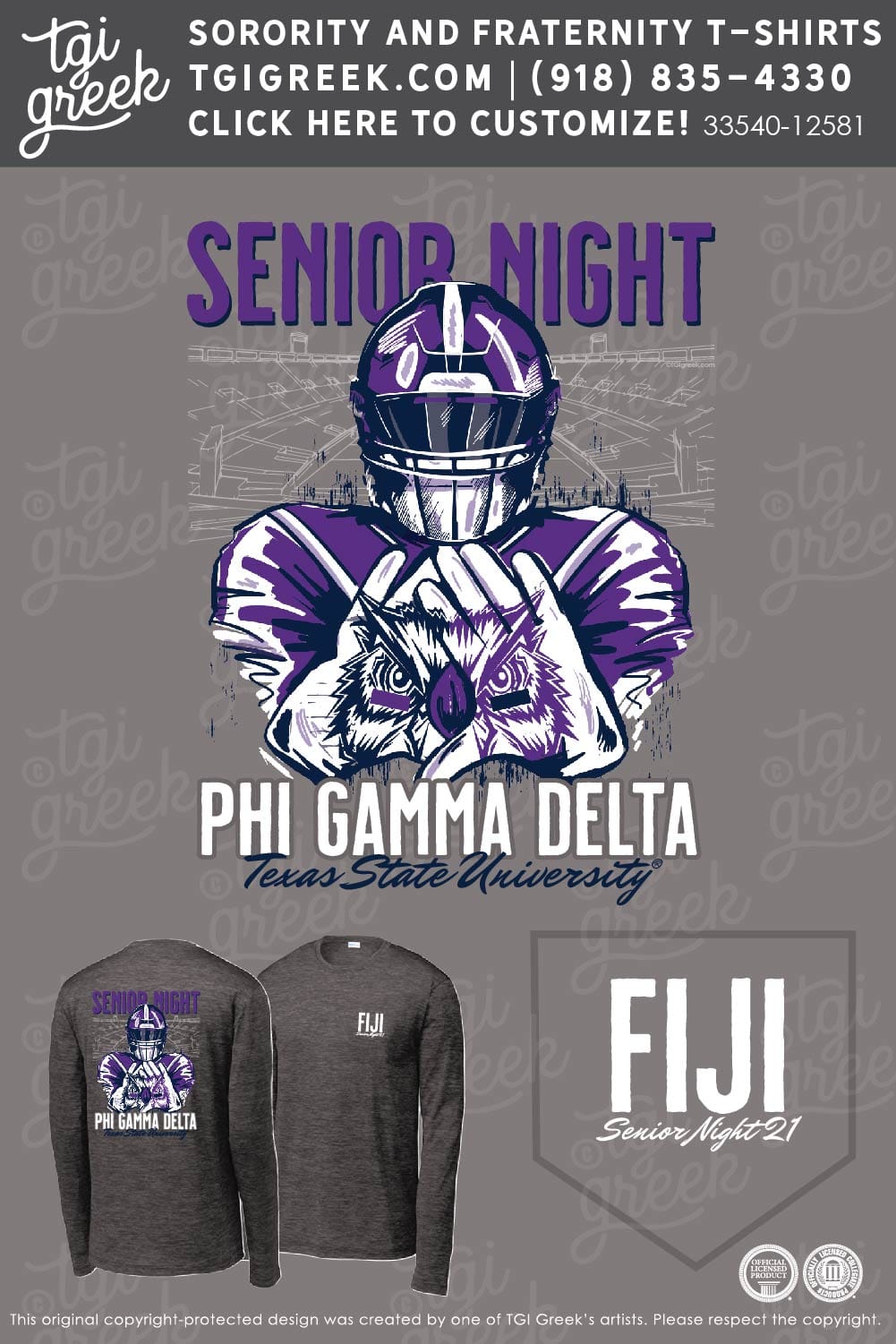Phi Gamma Delta – TXSU Senior Night Tx St Fiji
