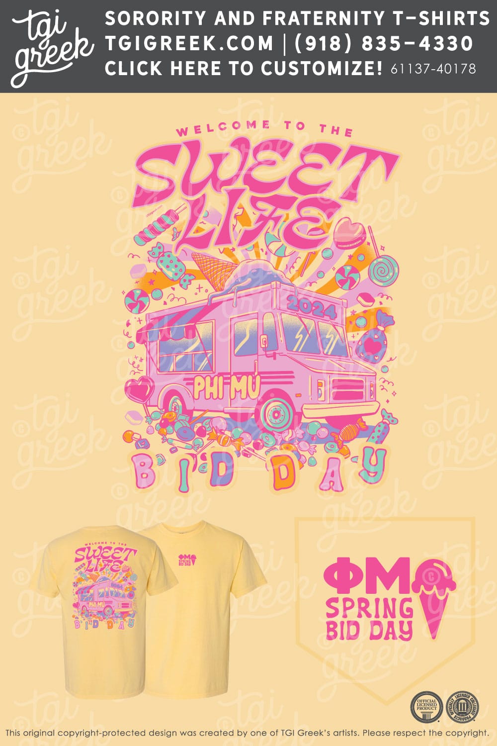 Phi Mu – TROY Spring Bid Day