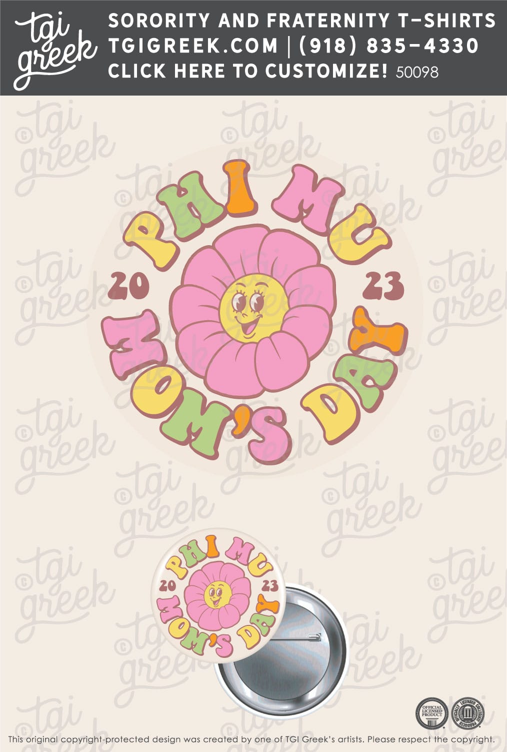 Phi Mu – OSU Button Winner