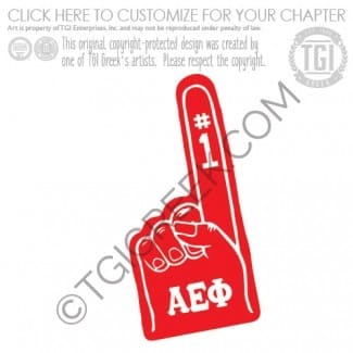 Alpha Epsilon Phi – ADE Foam Finger