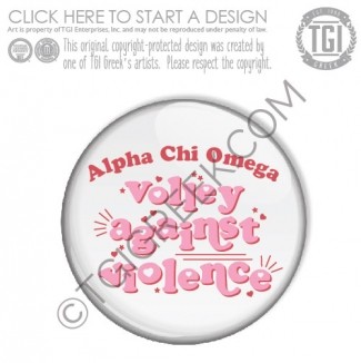Alpha Chi Omega-OSU Volley Button