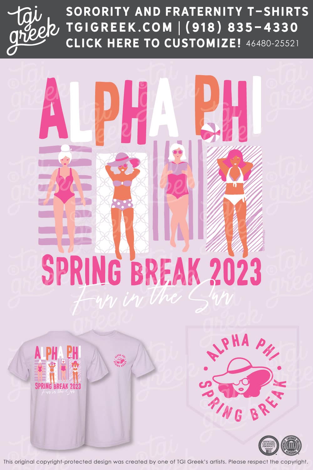 TGI – Alpha Phi Beach Tan