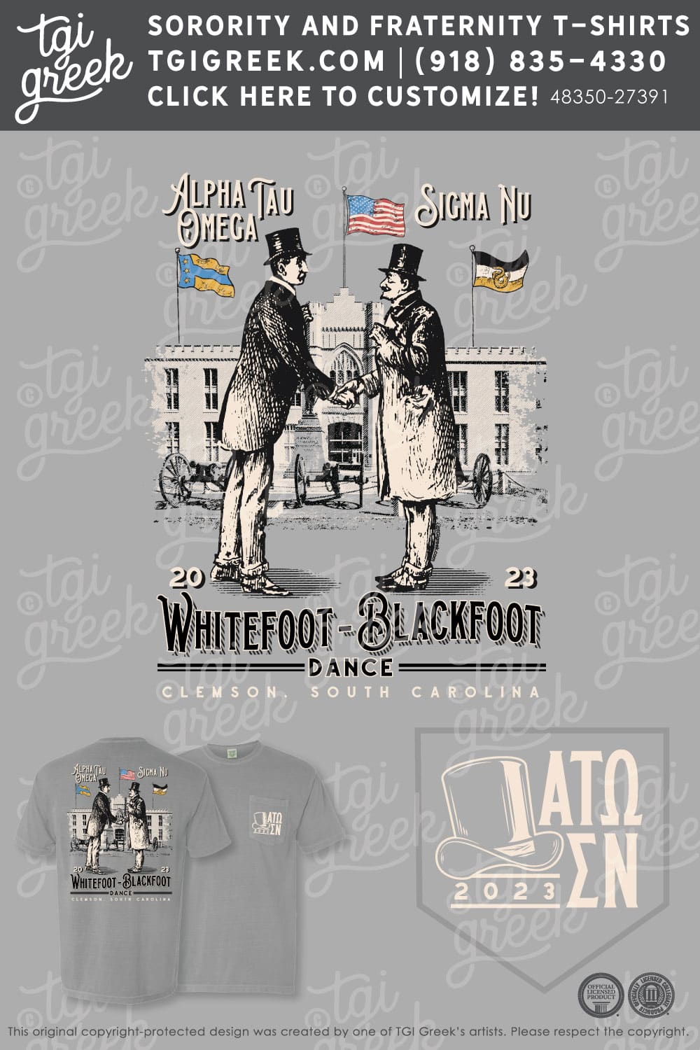 Alpha Tau Omega – CLEM White Foot Blackfoot Dance