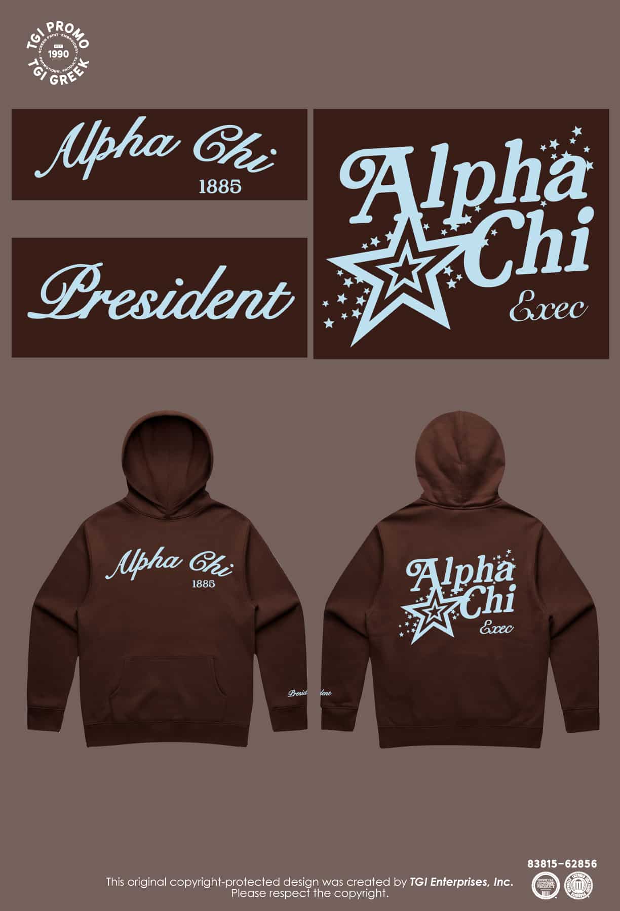 Alpha Chi Omega – KU Exec Hoodie